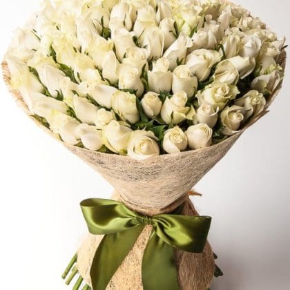 Clear Champagne (100 Roses)