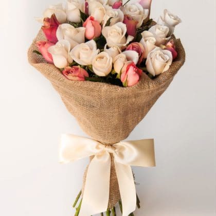 Pink Champagne - Petit (15 Roses)