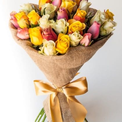Cheerful - Petit (15 Roses)